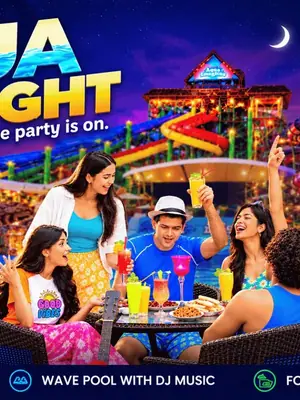 Aqua Night Party Kingdom poster