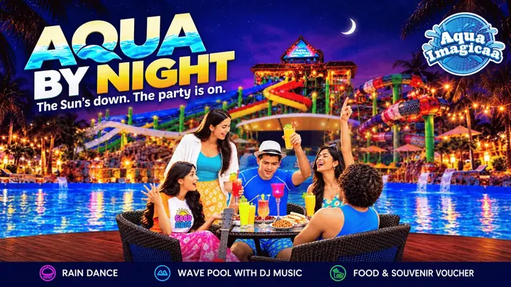 Aqua Night Party Kingdom poster