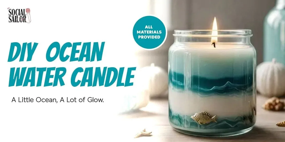 DIY Ocean Water Candle