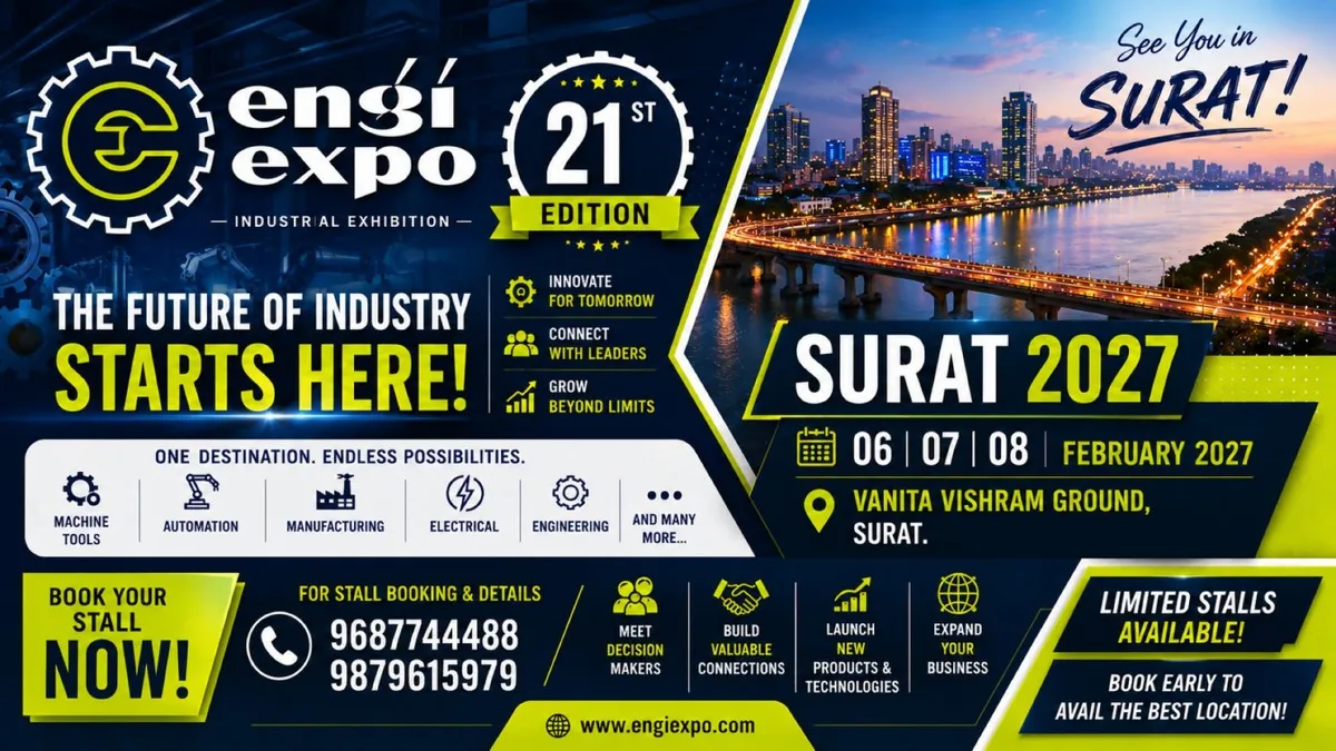 Engiexpo Industrial Exhibition in Surat 2027