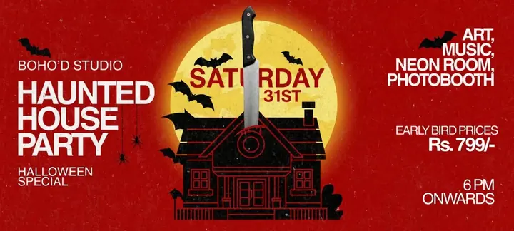 Haunted House Party poster